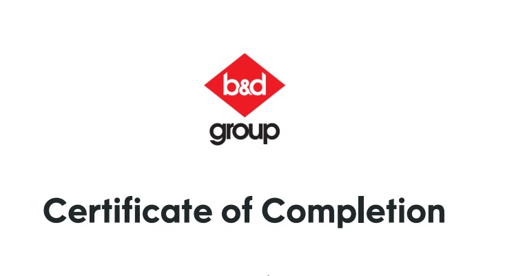 Certificate of compliance Certificate of compliance for garage door installation.
